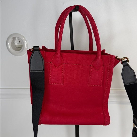 Marc Jacobs crossbody work tote small saavy red purse bag - Picture 5 of 12
